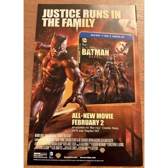 BATMAN TEENAGE MUTANT NINJA TURTLES # 3 VF/NM DC COMICS 2016 - Picture 7 of 10